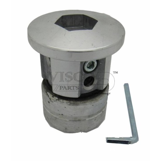 Visco - Κεφαλή Θαμνοκοπτικού Αλουμινίου 4 Εξόδων Βαρέου Τύπου (περιορισμένη ποσότητα)