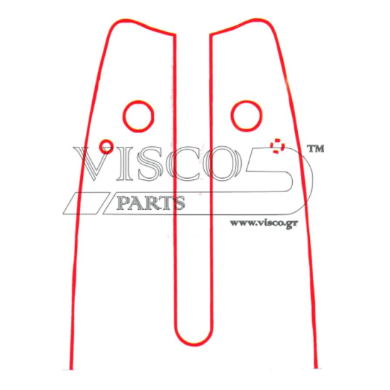 Visco - Λάμα με Γρανάζι 12''-30-3/8-043-1.1 Οδηγοί: 44 (περιορισμένη ποσότητα)