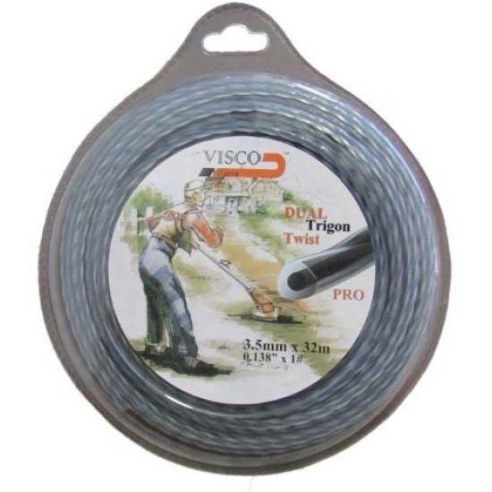 Visco - Μισινέζα Τρίγωνη Στριφτή Διπλής Γραμμής 3.5-32m (περιορισμένη ποσότητα)