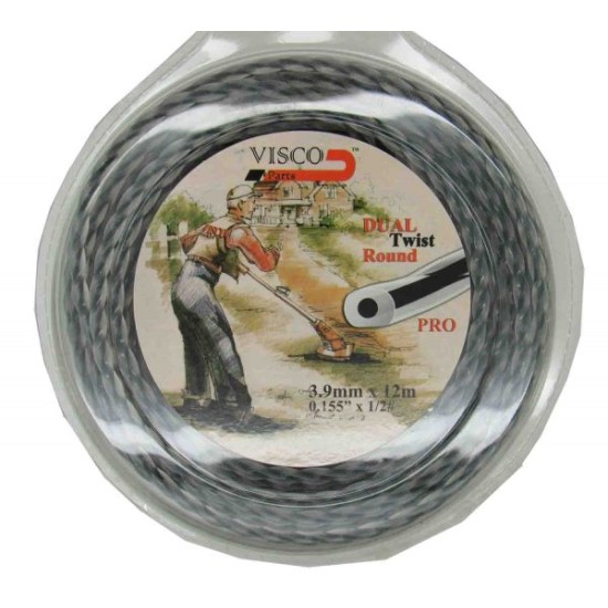 Visco - Μισινέζα Στριφτή Διπλής Γραμμής 3.9x12m (περιορισμένη ποσότητα)