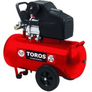 Toros - Αεροσυμπιεστής Μονομπλόκ Red Series με Αεροφυλάκιο 24 lt - 2.5 Hp (περιορισμένη ποσότητα)