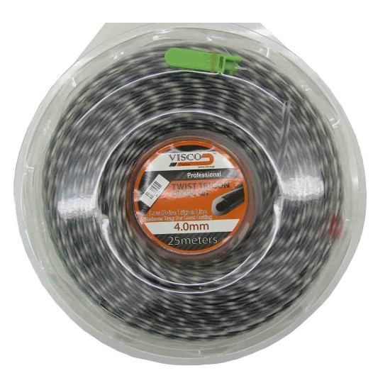 Visco - Μισινέζα Τρίγωνη Στριφτή Διπλής Γραμμής 4x25m (περιορισμένη ποσότητα)