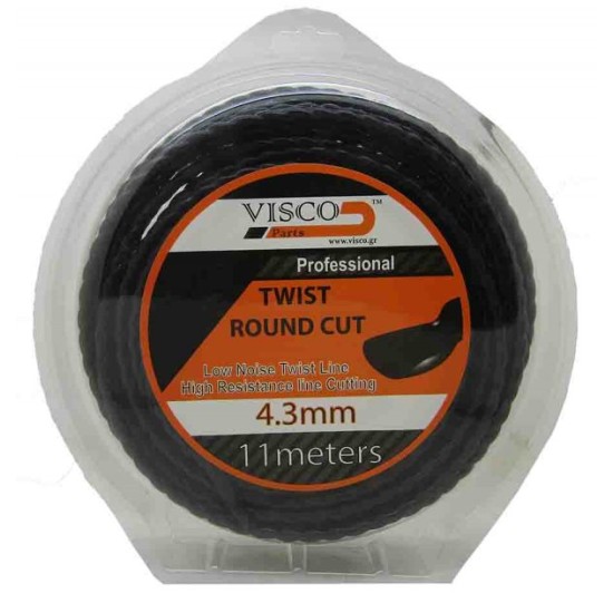 Visco - Μισινέζα Στριφτή Στρόγγυλη 4.3x11m (περιορισμένη ποσότητα)