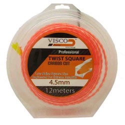 Visco - Μισινέζα Στριφτή Τετράγωνη Διπλής Γραμμής 4.5x12m