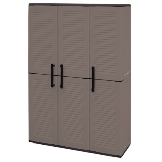 Artplast - Easy E101 Πλαστική Ντουλάπα με 3 Ράφια και Χώρο για Σκούπα (περιορισμένη ποσότητα)