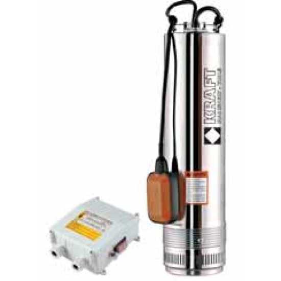 Kraft - SCM6 Υποβρύχια Αντλία Πηγαδιών με Φλοτέρ και Πίνακα 1100W (περιορισμένη ποσότητα)