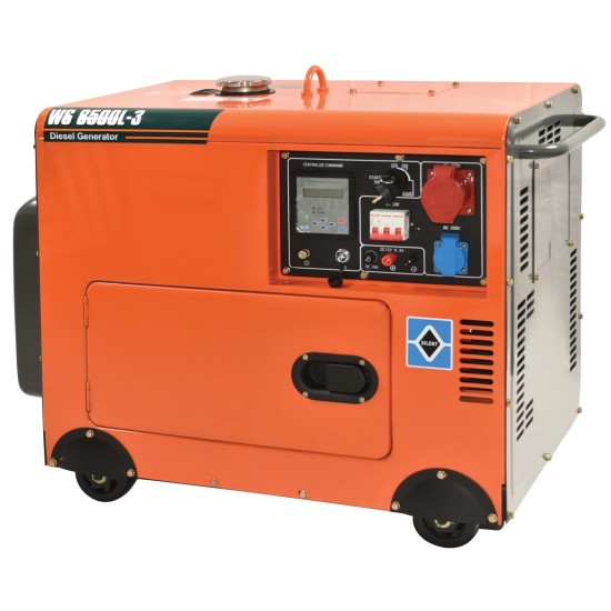 Kraft - WS 8500L-3 Ηλεκτρογεννήτρια Πετρελαίου Τριφασική με Μεταγωγικό Πίνακα 6000W στα 400V (περιορισμένη ποσότητα)