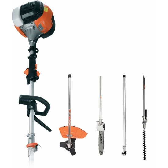 Kraft - Βενζινοκίνητο Θαμνοκοπτικό Διαιρούμενο Πολυμηχάνημα (4 σε 1) 52cc 2Hp (περιορισμένη ποσότητα)