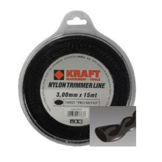 Kraft - Μεσινέζα Στριφτή ''Pro Silent'' 102m Φ2.4mm (περιορισμένη ποσότητα)