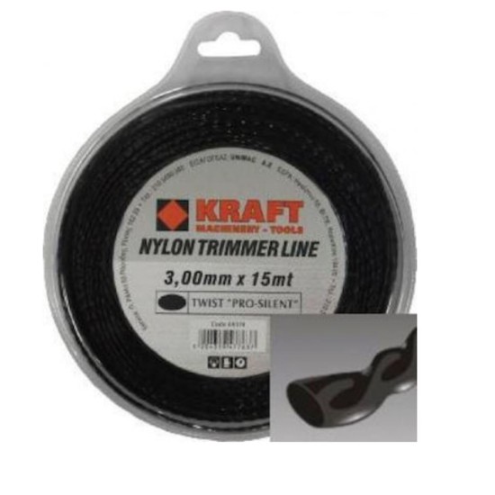 Kraft - Μεσινέζα Στριφτή ''Pro Silent'' 49m Φ3.5mm (περιορισμένη ποσότητα)
