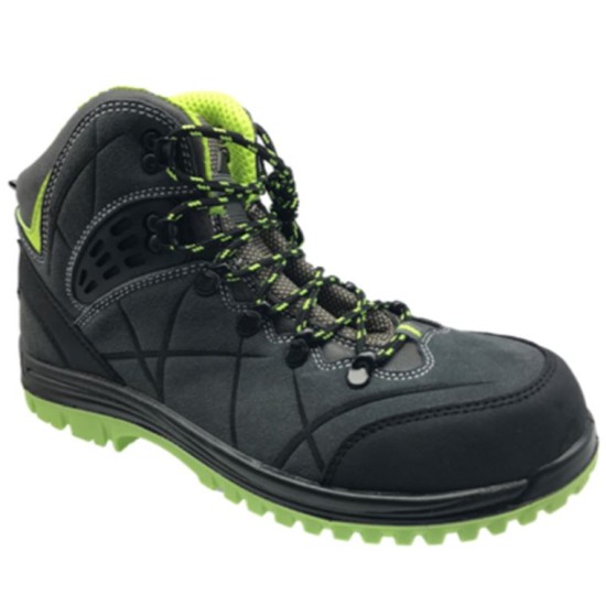 Unimac - Μποτάκι Aσφαλείας Εργασίας S1P Σουέτ Γκρι/Μαύρο Νο 42 (περιορισμένη ποσότητα)