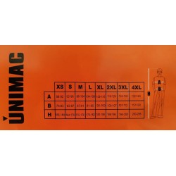 Unimac - Παντελόνι Εργασίας Γκρι Από Ανθεκτικό Ύφασμα με 9 Τσέπες (S) (περιορισμένη ποσότητα)