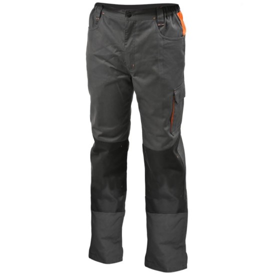 Unimac - Παντελόνι Εργασίας Γκρι Από Ανθεκτικό Ύφασμα με 9 Τσέπες (2XL) (περιορισμένη ποσότητα)