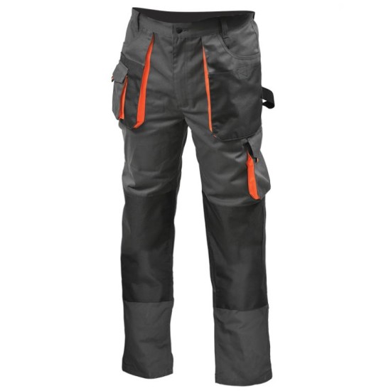 Unimac - Παντελόνι Εργασίας Γκρι Από Ανθεκτικό Ύφασμα με 8 Τσέπες (3XL) (περιορισμένη ποσότητα)