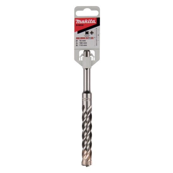 Makita - Sds Plus Τετράκοπο Τρυπάνι Φ16x160mm (Ολικό Μήκος)