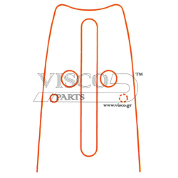 Visco - Λάμα με Γρανάζι 19'' 325-058-1.5 Οδηγοί: 76 (περιορισμένη ποσότητα)