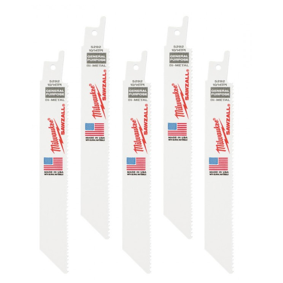 Milwaukee - Λάμα Σπαθόσεγας 150x6mm (5τμχ) (περιορισμένη ποσότητα)