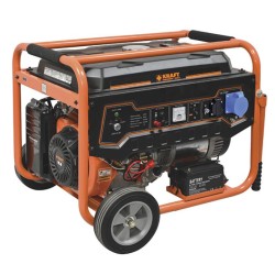 Kraft - LT8000 Γεννήτρια Βενζίνης Τετράχρονη με Μίζα, Ρόδες και Μέγιστη Ισχύ 8kVA (περιορισμένη ποσότητα)