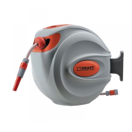 Kraft - Αυτόματη Ανέμη Νερού 15m Λάστιχο (περιορισμένη ποσότητα)