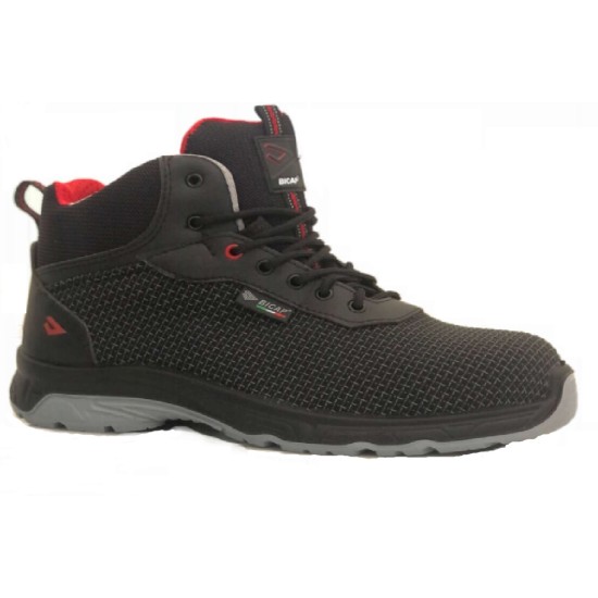 Bicap - Μποτάκι Aσφαλείας Εργασίας Tiger S3 Αδιάβροχο Μαύρο Νο. 44