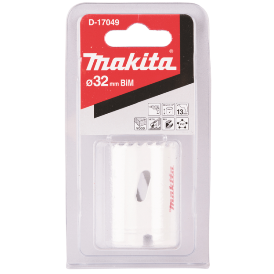 Makita - Ποτηροπρίονο Bi-Metal Φ32mm Standard (38mm μήκος)