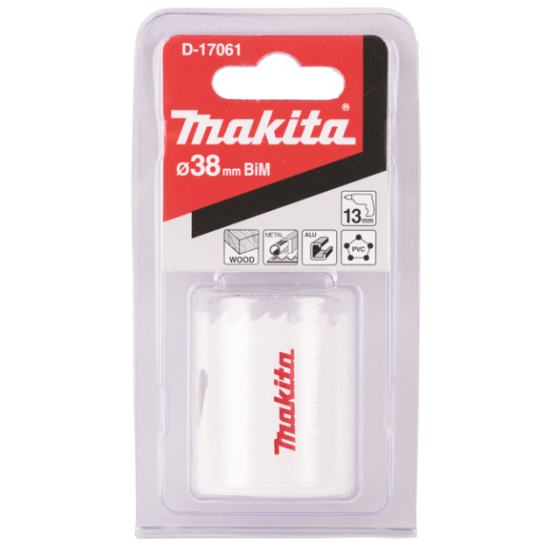 Makita - Ποτηροπρίονο Bi-Metal Φ38mm Standard (38mm μήκος)
