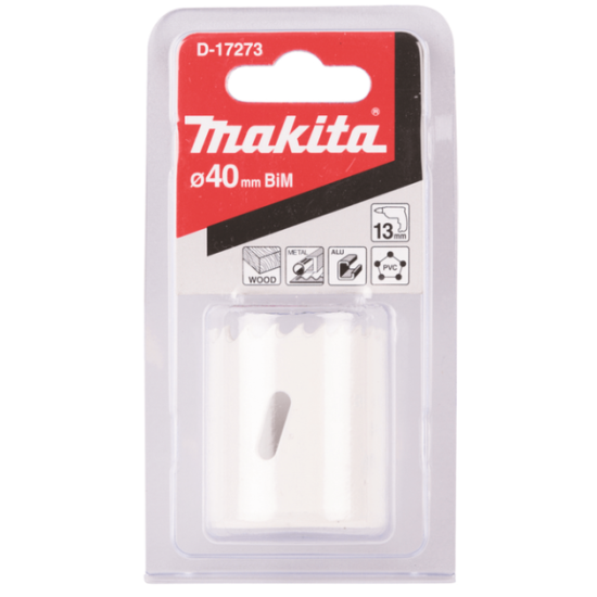Makita - Ποτηροπρίονο Bi-Metal Φ40mm Standard (38mm μήκος)