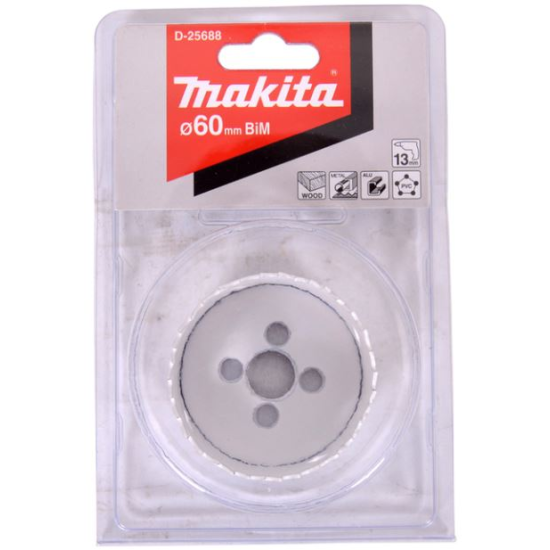 Makita - Ποτηροπρίονο Bi-Metal Φ60mm Standard (38mm μήκος)