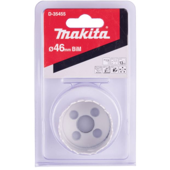 Makita - Ποτηροπρίονο Bi-Metal Φ46mm Standard (38mm μήκος) (περιορισμένη ποσότητα)