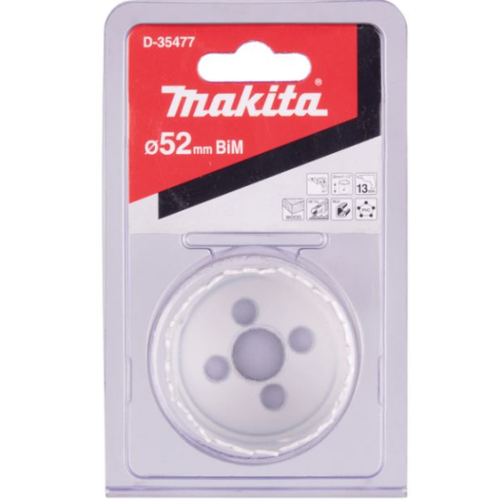 Makita - Ποτηροπρίονο Bi-Metal Φ52mm Standard (38mm μήκος)