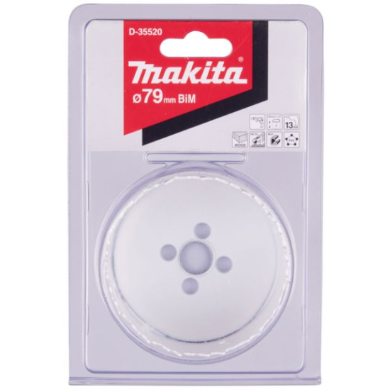 Makita - Ποτηροπρίονο Bi-Metal Φ79mm Standard (38mm μήκος)