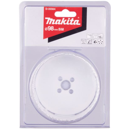 Makita - Ποτηροπρίονο Bi-Metal Φ98mm Standard (38mm μήκος) (περιορισμένη ποσότητα)