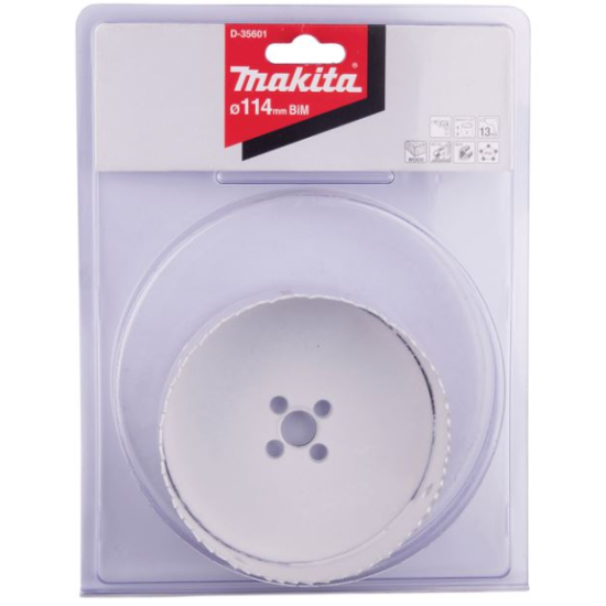 Makita - Ποτηροπρίονο Bi-Metal Φ114mm Standard (38mm μήκος)