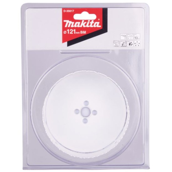 Makita - Ποτηροπρίονο Bi-Metal Φ121mm Standard (38mm μήκος) (περιορισμένη ποσότητα)