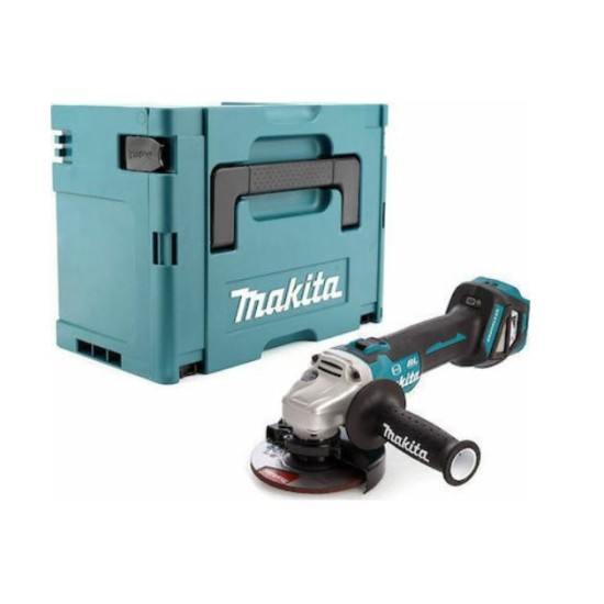 Makita - DGA463ZJ Γωνιακός Τροχός 115mm Μπαταρίας με Ρύθμιση Στροφών σε Makpac (Solo - Χωρίς Μπαταρία και Φορτιστή) (περιορισμένη ποσότητα)