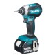 Makita - DLX2180TJ Σετ Κρουστικό Δραπανοκατσάβιδο & Παλμικό Κατσαβίδι 18V με 2 Μπαταρίες 5Ah, Φορτιστή σε Makpac
