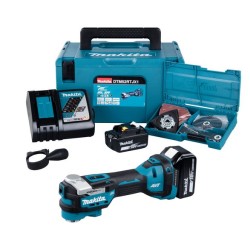 Makita - DTM52RTJX1 Παλινδρομικό Πολυεργαλείο Brushless 18V με 2 Μπαταρίες 18V/5Ah & Φορτιστής σε Makpac (περιορισμένη ποσότητα)