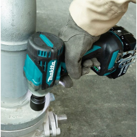 Makita - DTW300RTJX Μπουλονόκλειδο Μπαταρίας Brushless 18V με 2 Μπαταρίες 5Ah, Φορτιστή και Makpac με 9 Καρυδάκια (περιορισμένη ποσότητα)