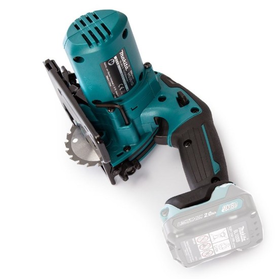 Makita - HS301DZJ Δισκοπρίονο Ξύλου Μπαταρίας 10.8V 85mm & Σύστημα Αναρρόφησης σε Makpac (Solo - Χωρίς Μπαταρία και Φορτιστή) (περιορισμένη ποσότητα)