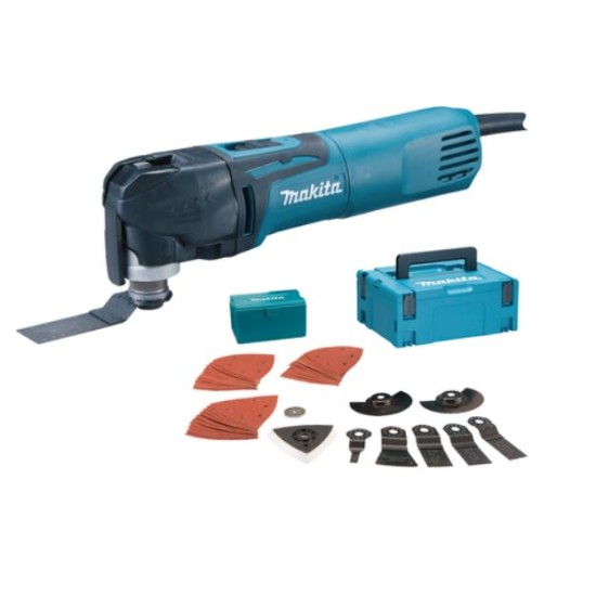 Makita - TM3010CX3J Παλινδρομικό Πολυεργαλείο 320W με Ρύθμιση Ταχύτητας σε Makpac (περιορισμένη ποσότητα)