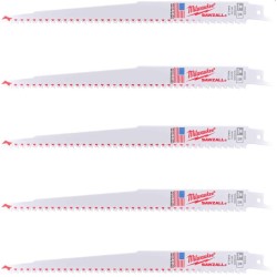 Milwaukee - Λάμα Σπαθόσεγας Κατεδάφισης για Ξύλο 230x6mm σετ 5 τμχ (περιορισμένη ποσότητα)