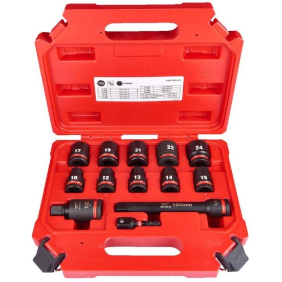 Milwaukee - Σετ Καρυδάκια Κρούσεως 1/2