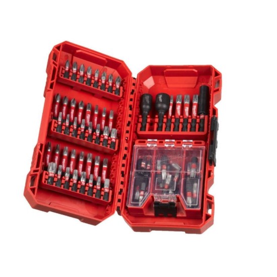 Milwaukee - Shockwave Σετ Μύτες, Καρυδάκια και Αντάπτορας 75τμχ