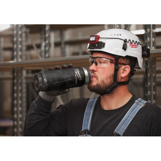 Milwaukee - Packout Μαύρο Μπουκάλι Θερμός με Καπάκι 532ml (περιορισμένη ποσότητα)