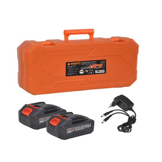 Kraft - Κλαδευτικό Αλυσοπρίονο Μπαταρίας 21V 2x4Ah 2.1kg με Λάμα 20cm (περιορισμένη ποσότητα)
