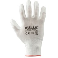 Bulle - Γάντια Πολυουρεθάνης Λευκά Νο8