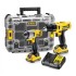 Dewalt - DCK211D2T Σετ Κρουστικό Δραπανοκατσάβιδο & Παλμικό Κατσαβίδι 10.8V με 2 Μπαταρίες 2Ah, Φορτιστή σε Βαλίτσα