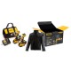 Dewalt - DCK266P2LRL Σετ Δραπ/δο Kρουστικό & Παλμικό Kατσαβίδι 18V Li-Ion Brushless (2x5.0Ah) σε Μαλακή Τσάντα & Δώρο Μπουφάν L