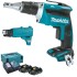 Makita - DFS452AJX2 Κατσαβίδι Μπαταρίας 18V για Γυψοσανίδα με Αντάτορα, 2 Μπαταρίες και Φορτιστή σε Makpac (περιορισμένη ποσότητα)