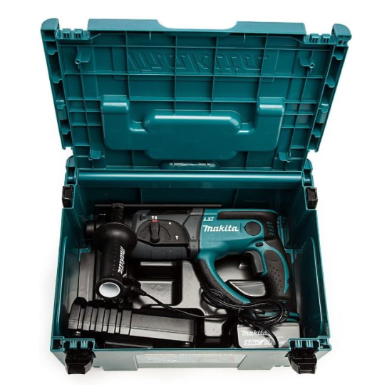 Makita - DHR202RT1J Κρουστικό Σκαπτικό Μπαταρίας 18V με 1 Μπαταρία & Φορτιστή σε Makpac (περιορισμένη ποσότητα)